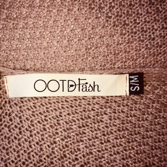 Dusty Pink Cardigan - Picture 3 of 4